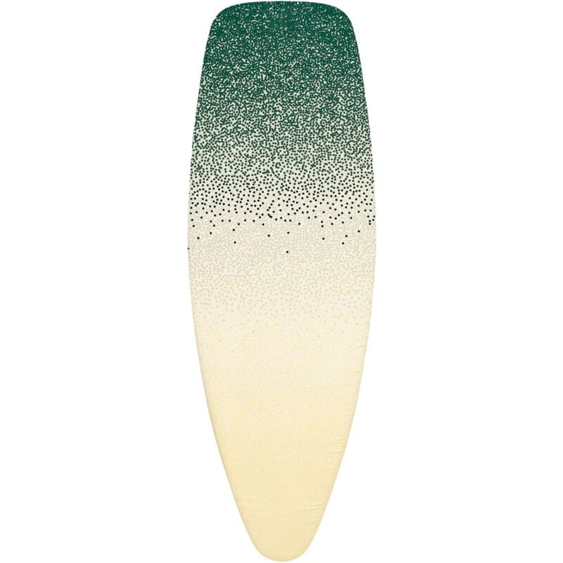 foto del prodotto copri asse da stiro d, strato superiore con strato in spugna da 2 mm. e cotone 100 fairtrade, design pratico per stirare senza fatica, 135x45 cm,