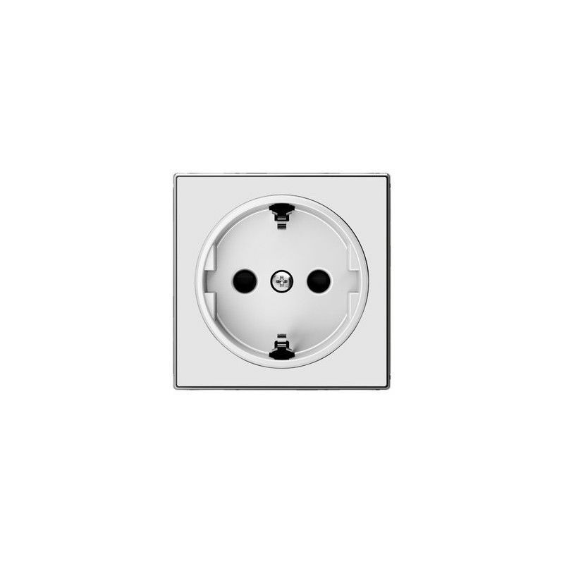 foto del prodotto copri base spina schuko 2p tt bianco soft niessen sky 8588 bl