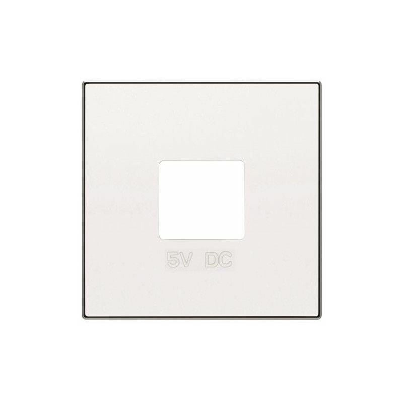 foto del prodotto copri caricatore doppio usb bianco niessen sky 8585 bl