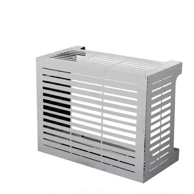 foto del prodotto copri climatizzatore riviera linear in alluminio bianco 86x44x68 cm