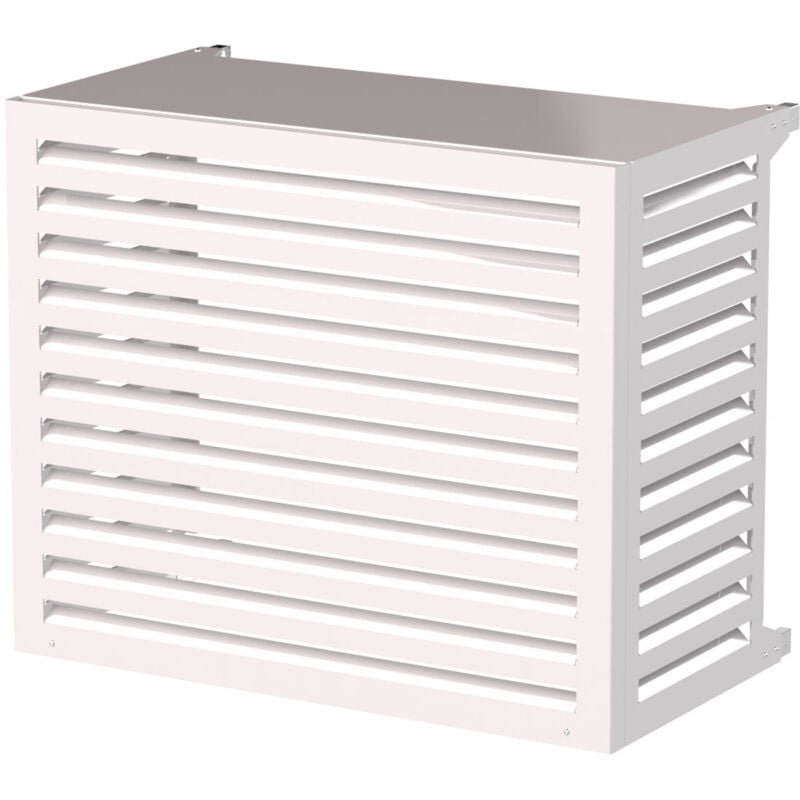 foto del prodotto copri condizionatore 115x95x67 cm in alluminio a parete big blade xl bianco
