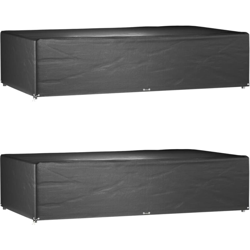 foto del prodotto copri mobili giardino 2pz 12 occhielli 315x180x75cm rettangolo vidaxl