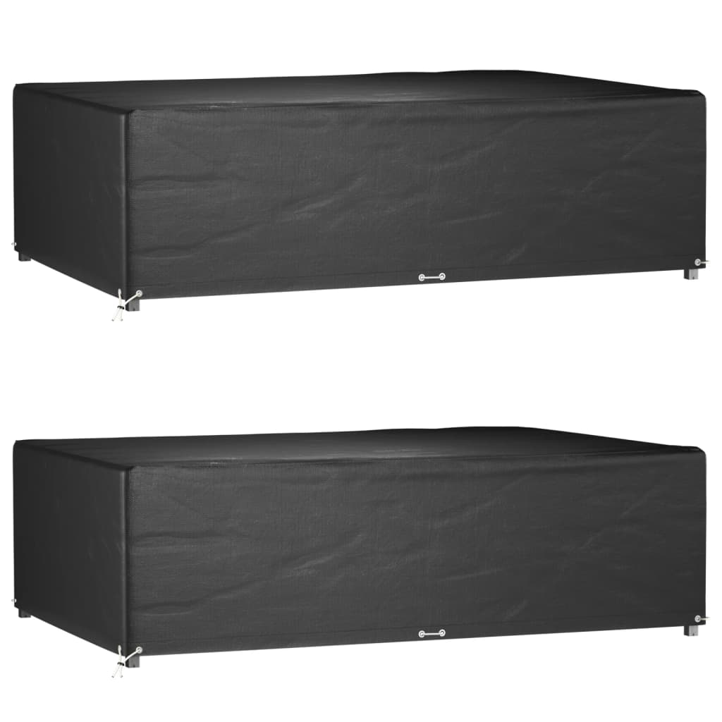 foto del prodotto copri mobili giardino 2pz 12occhielli 227x152x65cm rettangolare