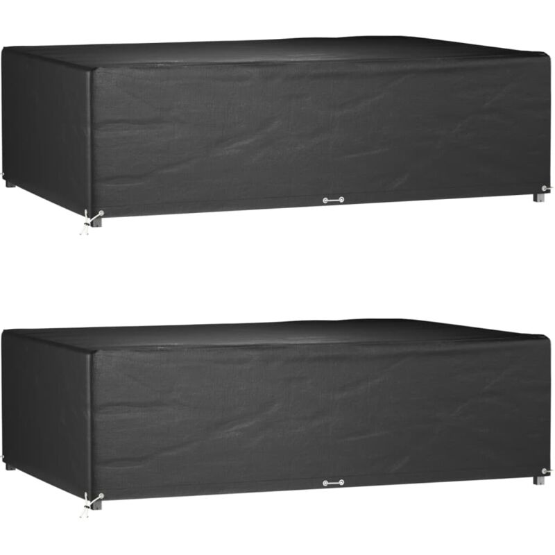 foto del prodotto copri mobili giardino 2pz 12occhielli 227x152x65cm rettangolare vidaxl