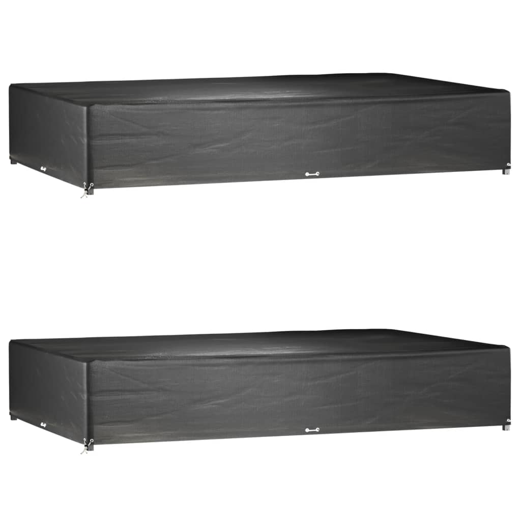 foto del prodotto copri mobili giardino 2pz 16 occhielli 325x205x60cm rettangolo