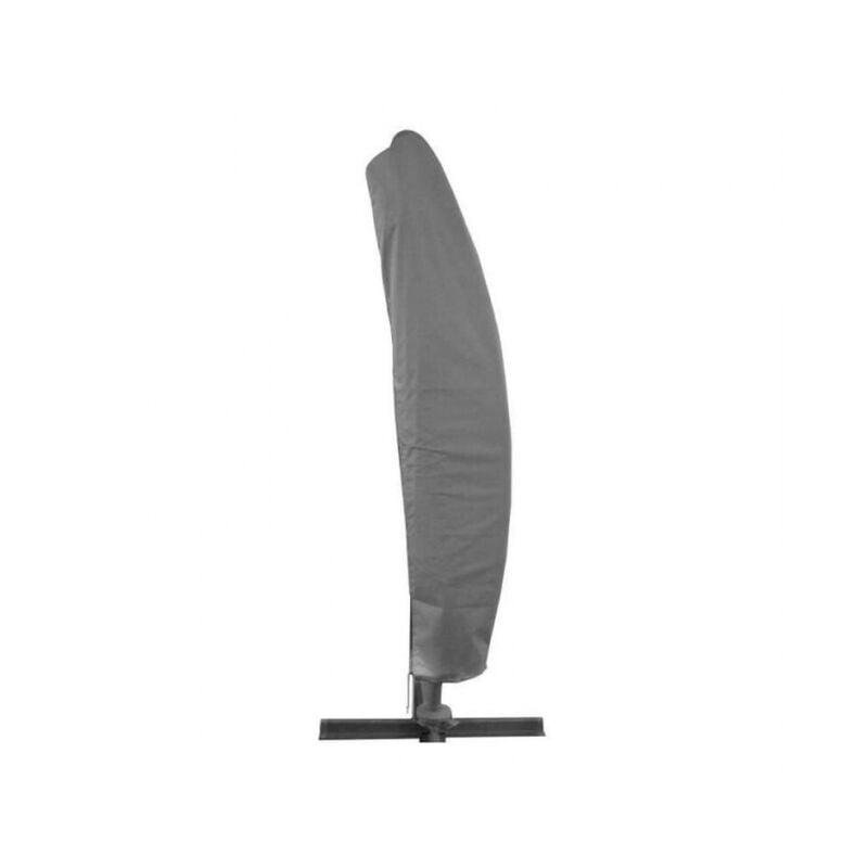 foto del prodotto copri ombrellone grigio, copri ombrellone per ombrellone, resistente alle intemperie, anti uv, anti vento e anti neve 265 cm pratico