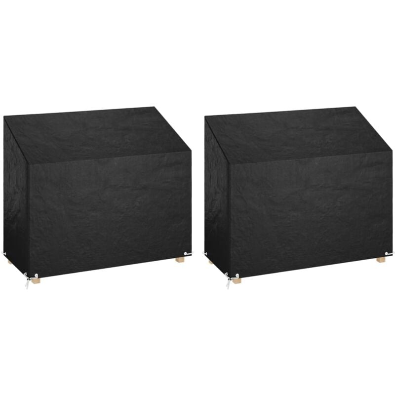foto del prodotto copri panche giardino 2pz 8occhielli 160x70x70 88cm polietilene vidaxl