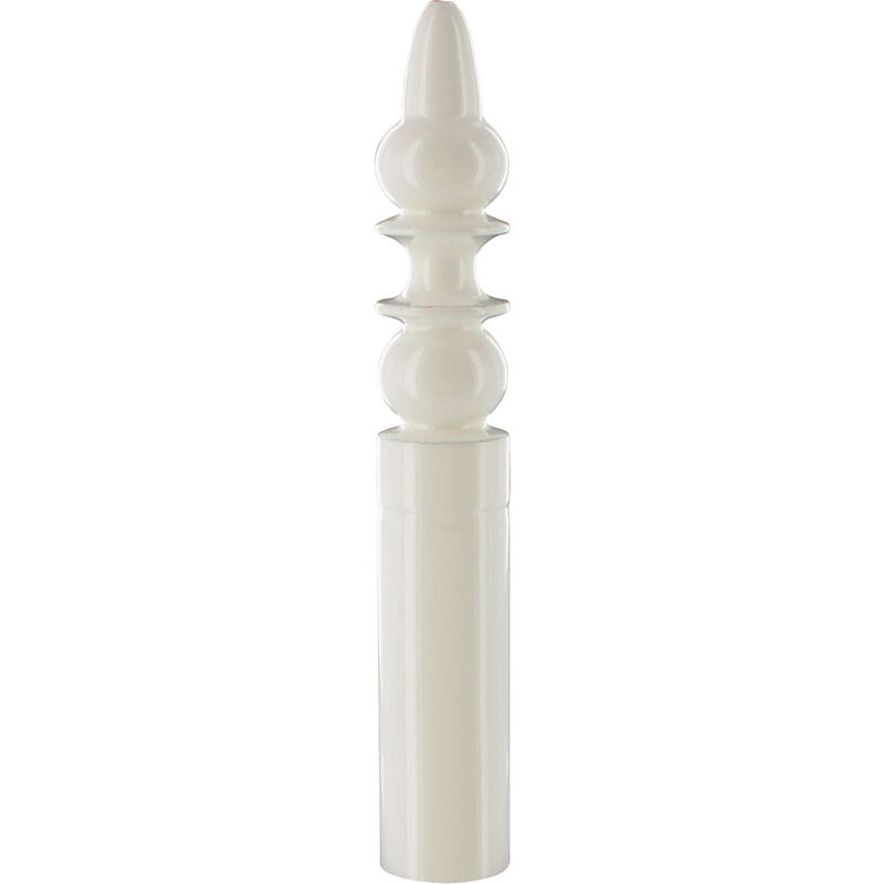 foto del prodotto copri tappo rustico n 3 in acciaio bros per tappo 13x82 bianco epossidico 3a1380a