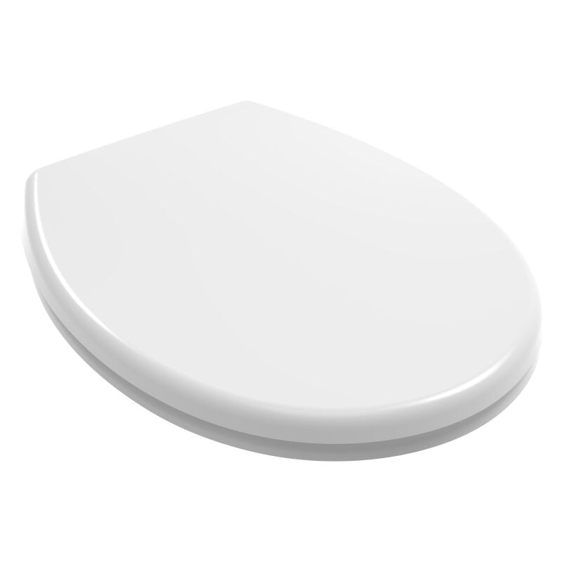 foto del prodotto copri tavoletta wc universale soft close bianco lucido