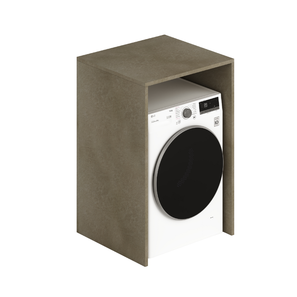 foto del prodotto copriasciugatrice in legno 71x65x105 colore argilla