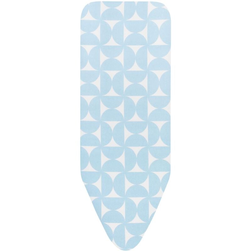 foto del prodotto copriasse da stiro c - 124 x 45 cm - set completo in cotone al 100% e strato di schiuma da 8 mm - per ferri da stiro e vapore - cordoncino di fissaggio e stretch-system - freeze breeze - brabantia