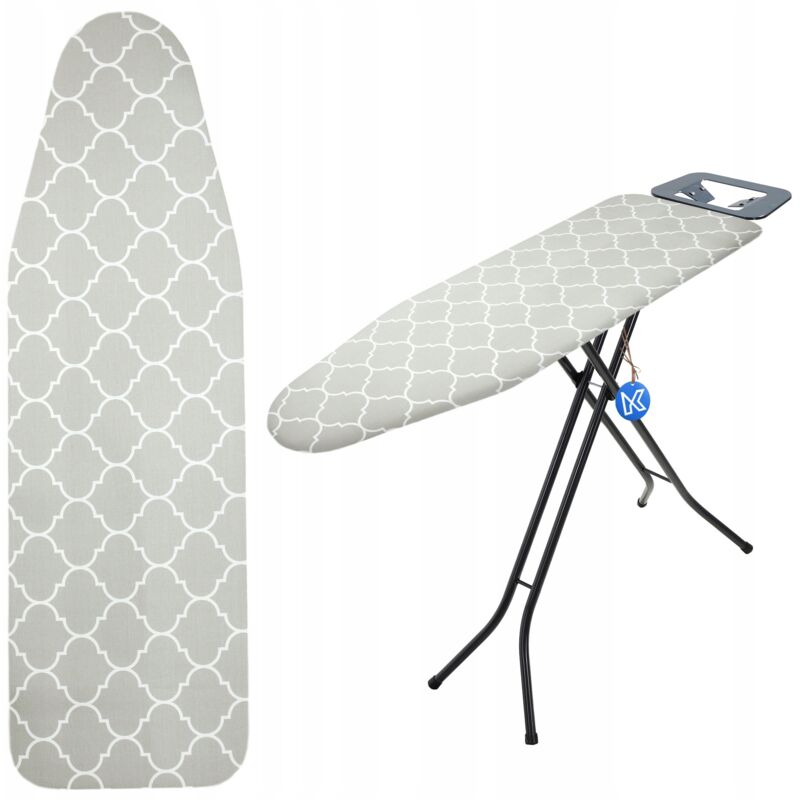 foto del prodotto copriasse da stiro kadax 148x52 cm supporto estensibile grigio