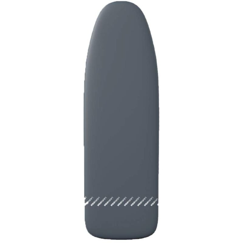 foto del prodotto copriasse universalcover grigio scuro, copriasse da stiro universale, 131cm x 55cm, 100 cotone, linee di piegatura integrate, clip di bloccaggio,