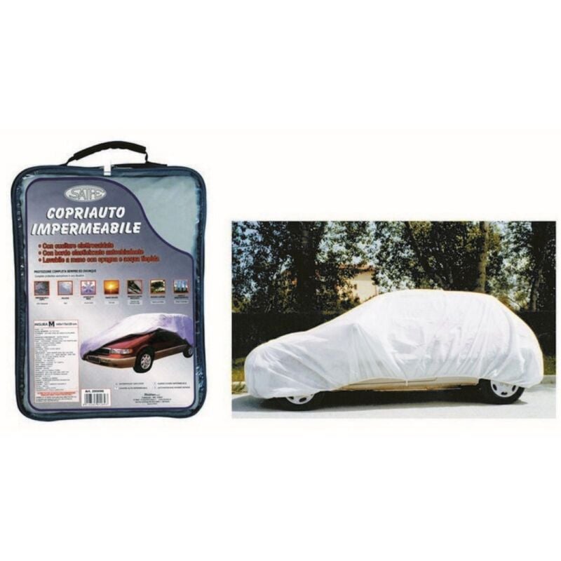 foto del prodotto copriauto impermeabile tg.xl grigio rhutten