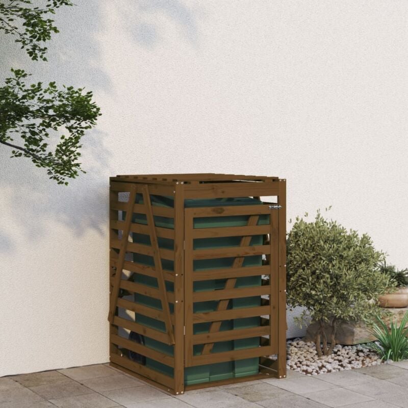 foto del prodotto copribidone ambra 84x90x128,5 cm in legno massello di pino vidaxl