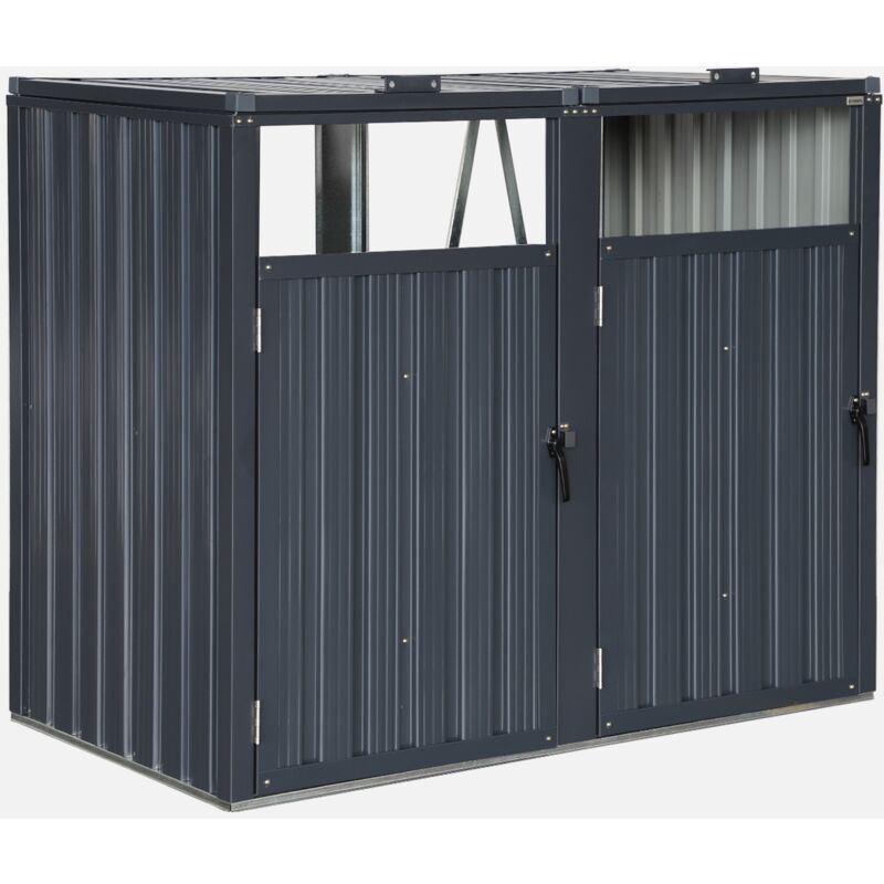 foto del prodotto copribidoni in acciaio zincato grigio