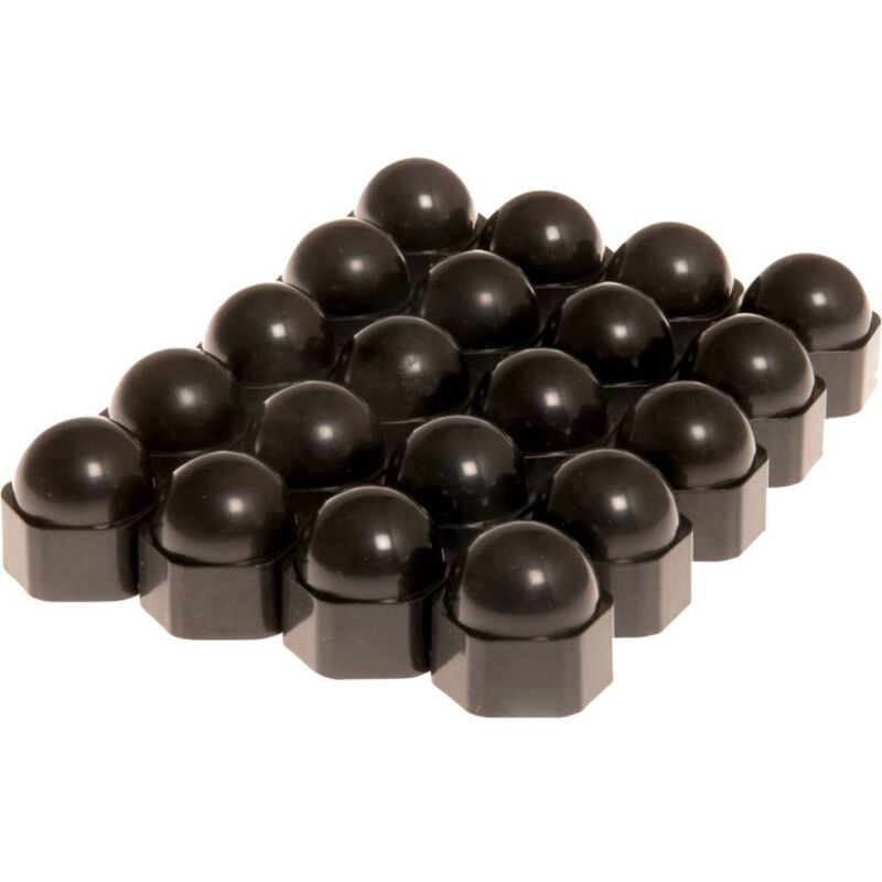 foto del prodotto copribulloni adatto per dimensione vite 17 mm nero plastica hp autozubeh r