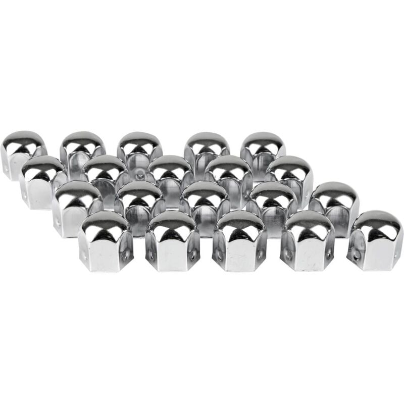 foto del prodotto copribulloni adatto per dimensione vite 19 mm cromo metallo eufab