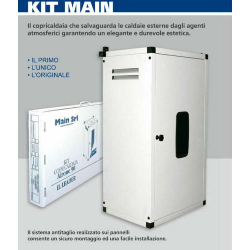 foto del prodotto copricaldaia copri caldaia copriscaldabagno 102x55x45 copertura scaldabagno