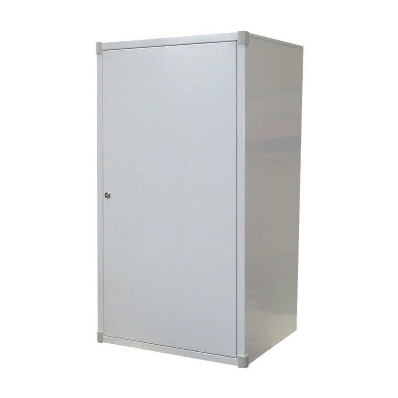 foto del prodotto copricaldaia da esterno 100 x 55 x 44 cm in metallo colore bianco con serratura a chiave 111937