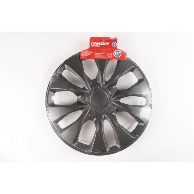 foto del prodotto copricerchio auto antracite singolo monte carlo 16'' in abs