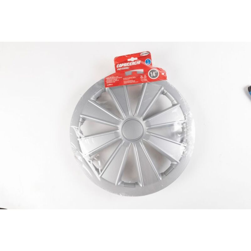 foto del prodotto copricerchio auto grigio singolo imola 14 in abs