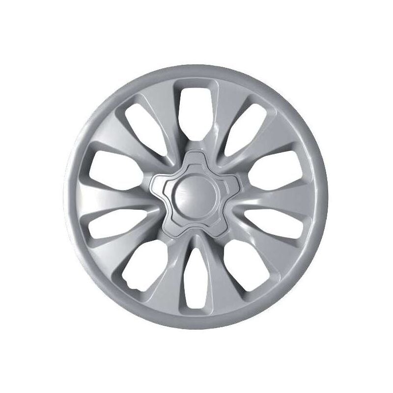 foto del prodotto copricerchio auto grigio singolo monte carlo 14 in abs