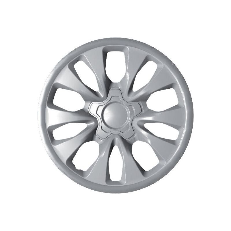 foto del prodotto copricerchio auto grigio singolo monte carlo 15 in abs
