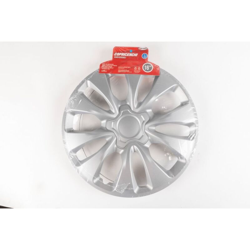 foto del prodotto copricerchio auto grigio singolo monte carlo 16 in abs