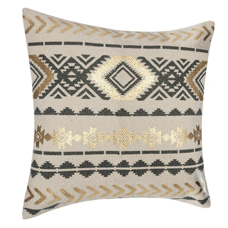 foto del prodotto copricuscino etnik grigio 40x40cm atmosphera cr ateur d int rieur