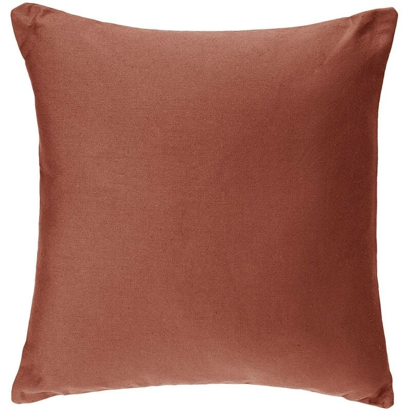 foto del prodotto copricuscino in cotone rosa terracotta 38x38cm atmosphera cr ateur d int rieur