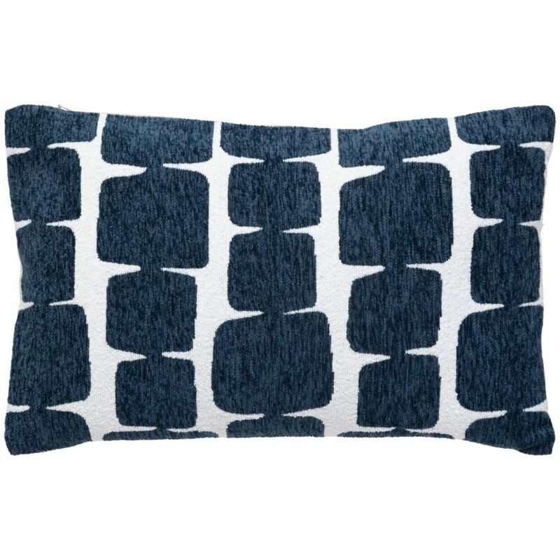 foto del prodotto copricuscino jeni in ciniglia blu egeo 50x30cm atmosphera cr ateur d int rieur