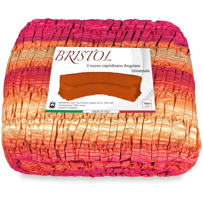 foto del prodotto copridivano angolare universale bristol etnico bordeaux