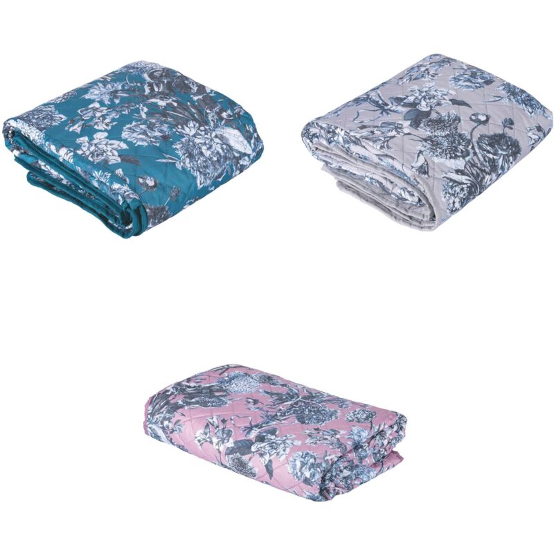 foto del prodotto copridivano antim flower 3 colori assortiti 2 posti 223x179cm