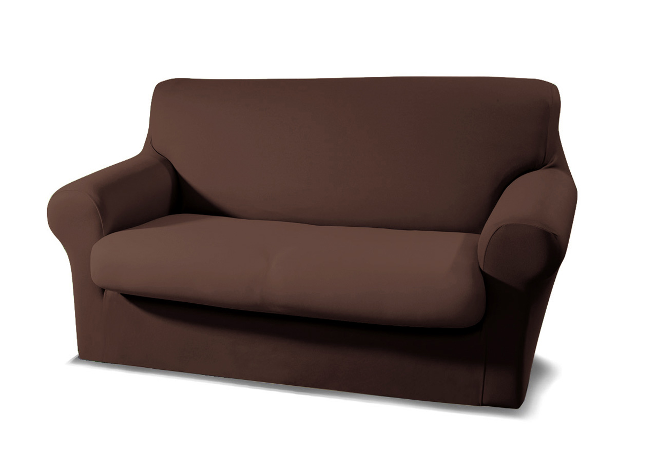 foto del prodotto copridivano antimacchia elasticizzato protettivo impermeabile genius tinta unita - 2 posti - marrone 1013
