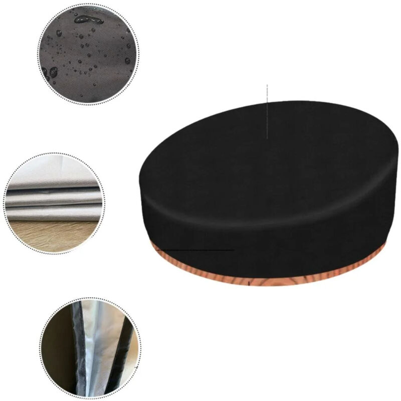 foto del prodotto copridivano antipolvere impermeabile e resistente, rotondo, per mobili da esterno, sedia, divano letto, giardino, patio