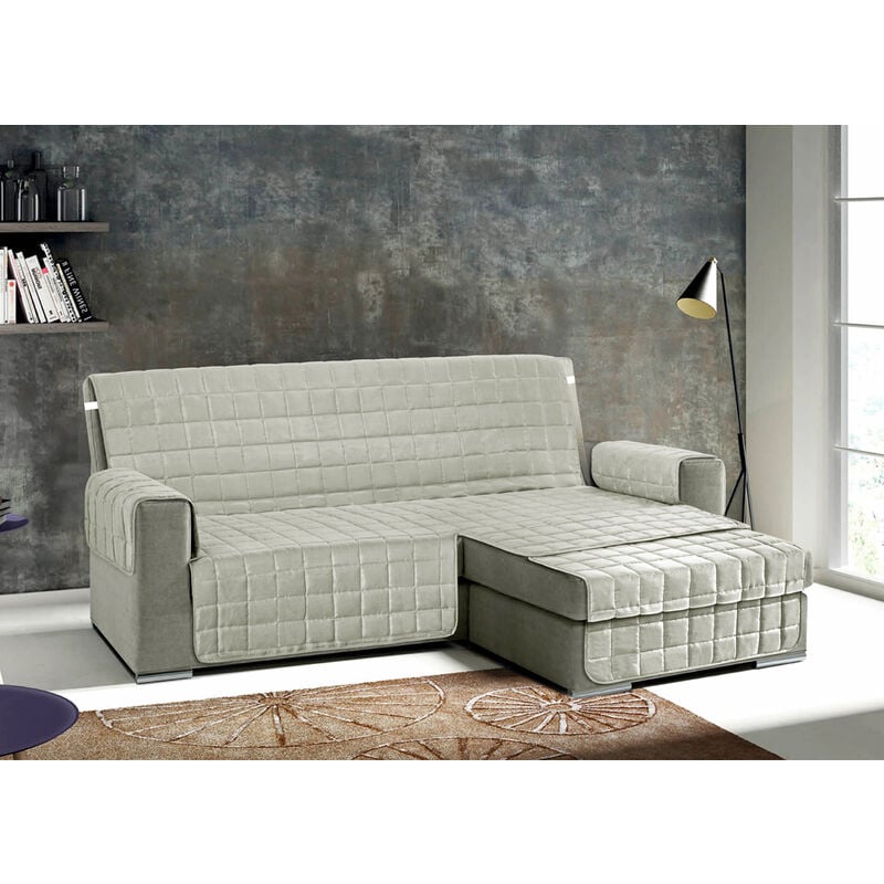 foto del prodotto copridivano per divani con penisola modello join colore grigio, misura190 cmcoloregrigio