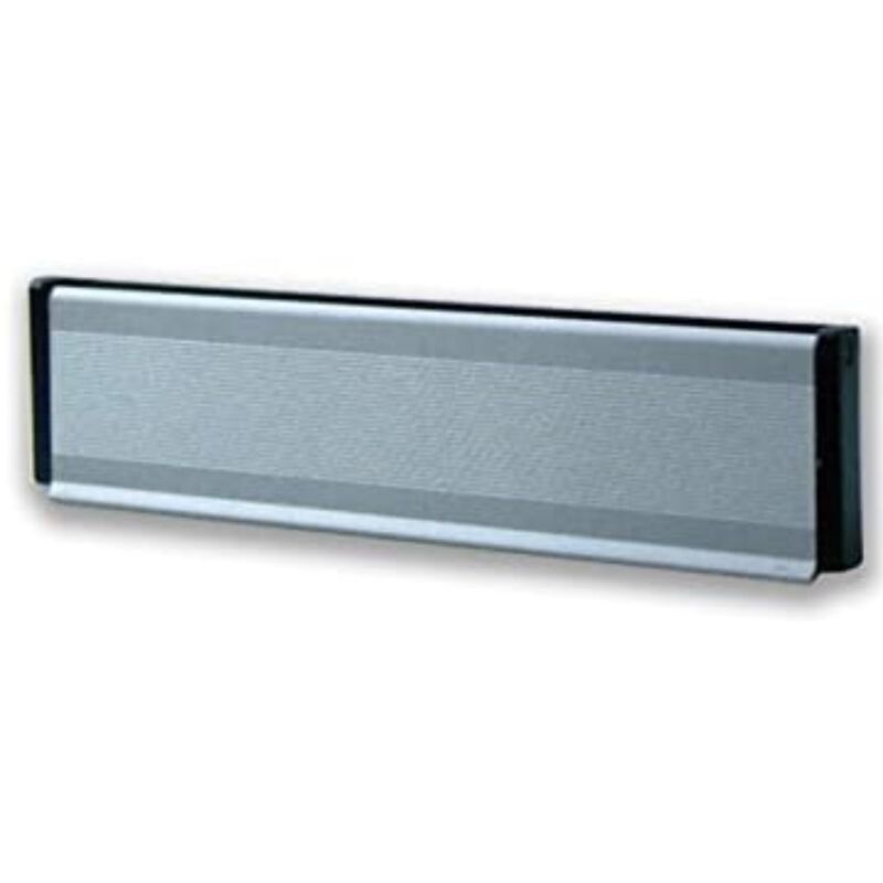 foto del prodotto copriferitoia a incasso 26x8cmnera alubox