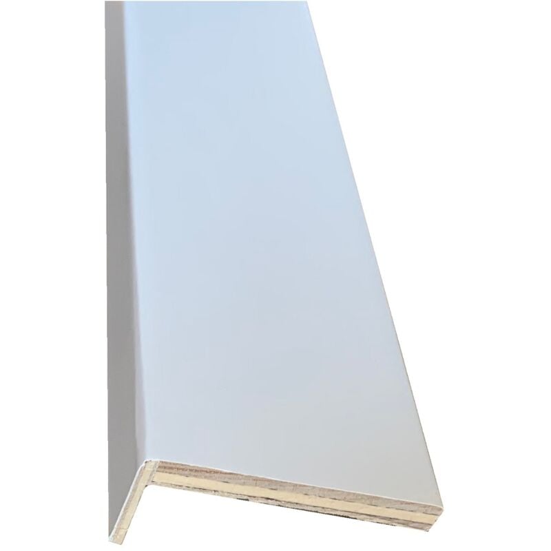 foto del prodotto coprifilo con aletta cm. 7x1x225 bianco