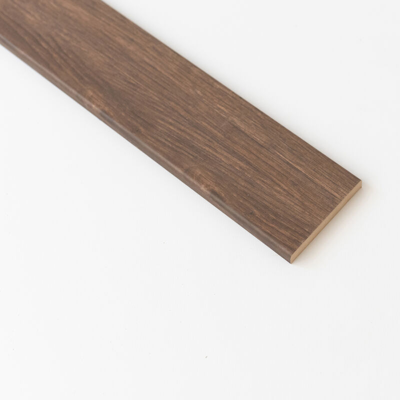 foto del prodotto coprifilo in mdf noce scuro r6 mm.10x70x2400