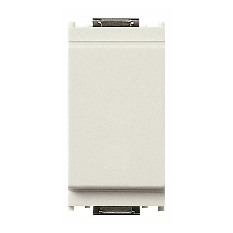 foto del prodotto copriforo falso polo vimar idea liscio bianco 16542.b