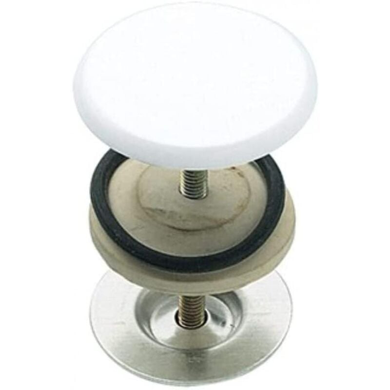 foto del prodotto copriforo lavabo bianco d.50 mm