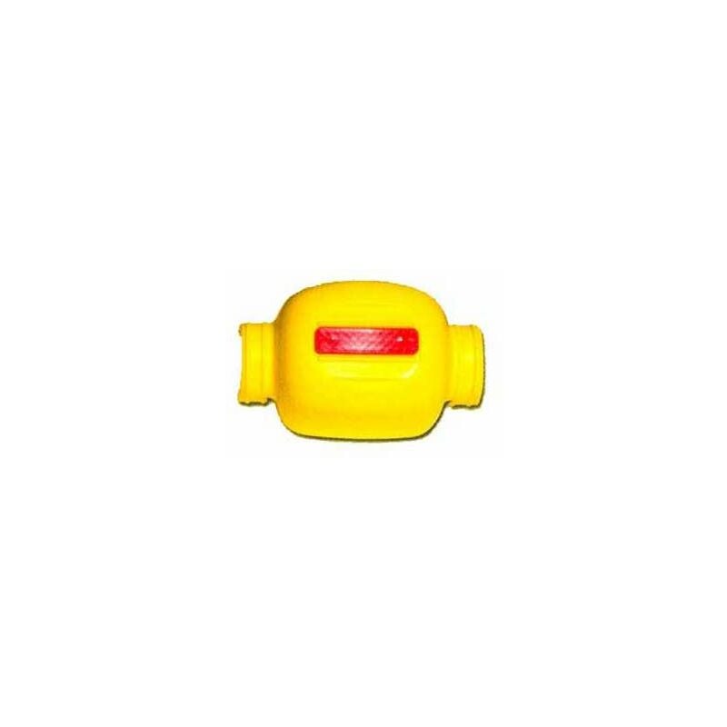 foto del prodotto coprigiunto per ponteggi giallo rifrangente 170x100 mm