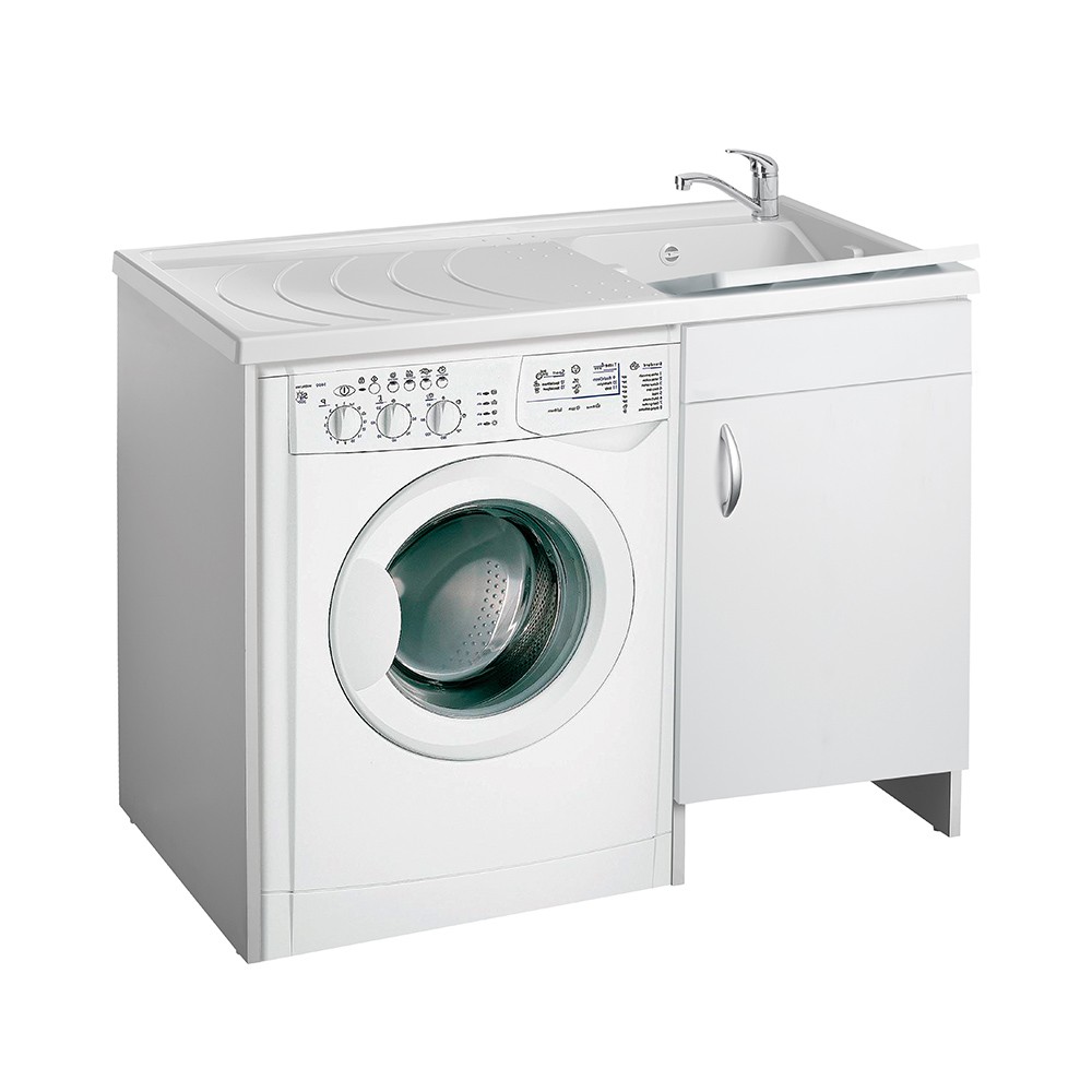 foto del prodotto coprilavatrice bianco 109x60 cm versione destra - serie eco