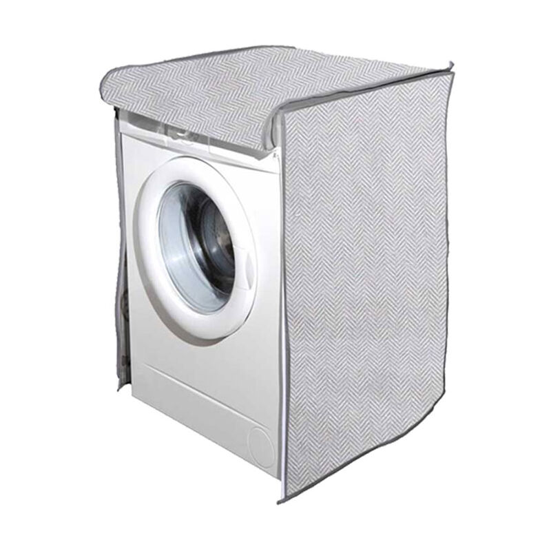 foto del prodotto coprilavatrice con fantasia a spighe 60x60x80 in colore assortito