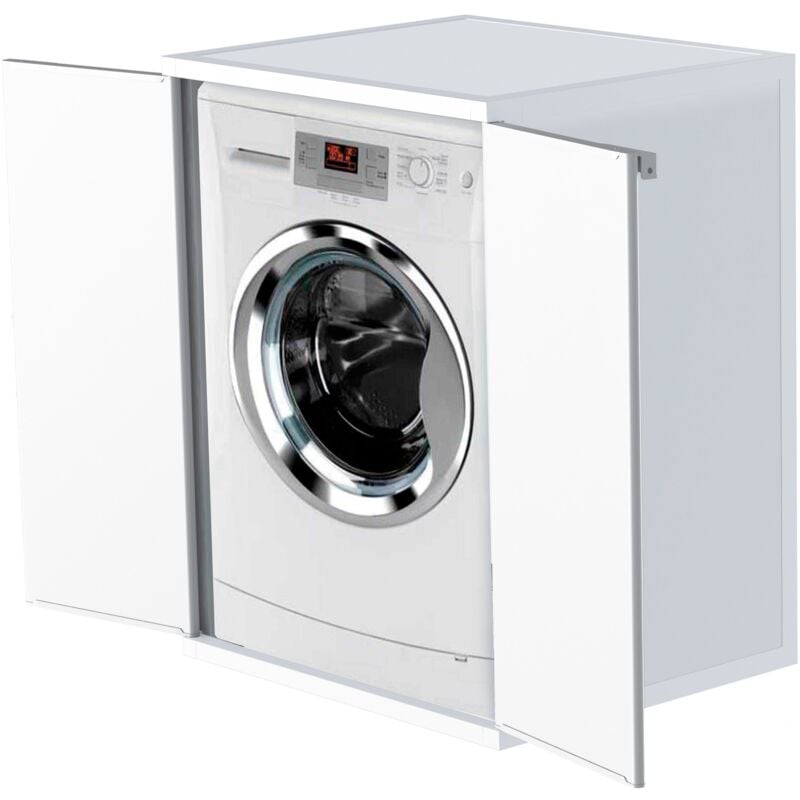 foto del prodotto coprilavatrice in resina cm 68x57,5x88 bianco