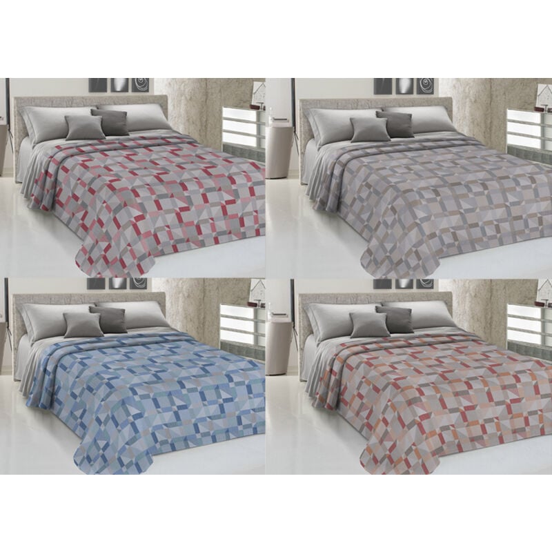 foto del prodotto copriletto piquet primavera estate 100% cotone disegno 7879 atene, misurapiazza e mezzacolorebeige