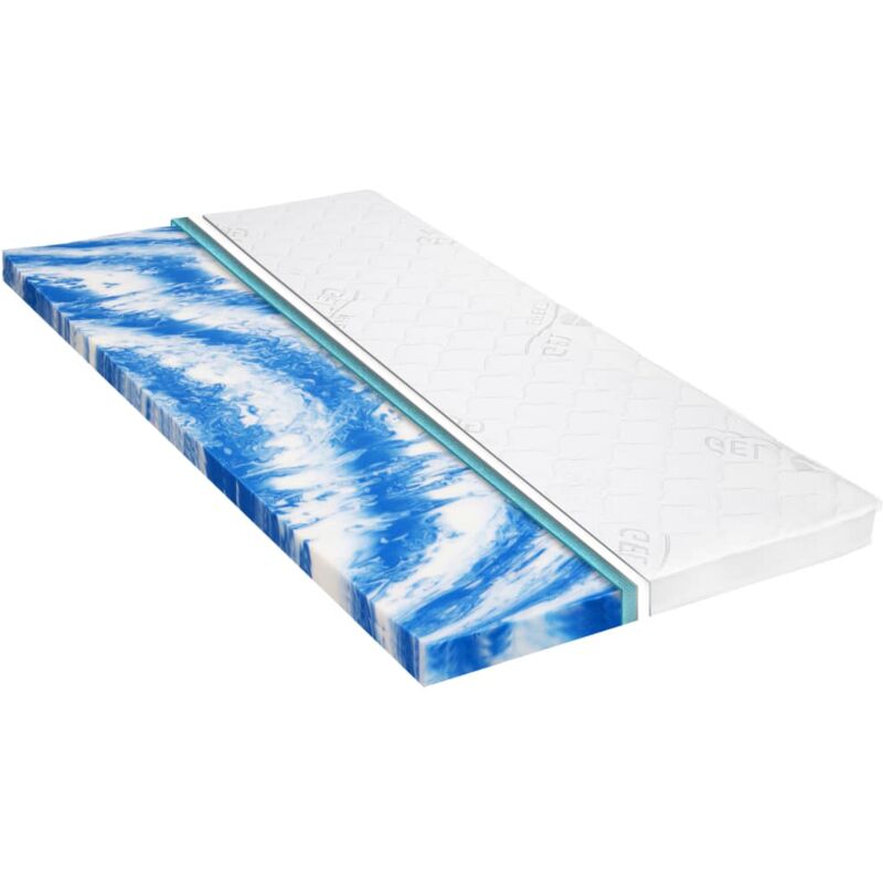 foto del prodotto coprimaterasso 120x200 cm schiuma di gel 7 cm vidaxl