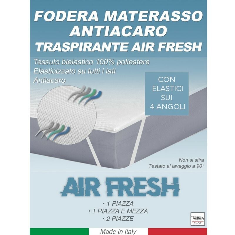 foto del prodotto coprimaterasso antiacaro traversa traspirante air fresh 1 piazza