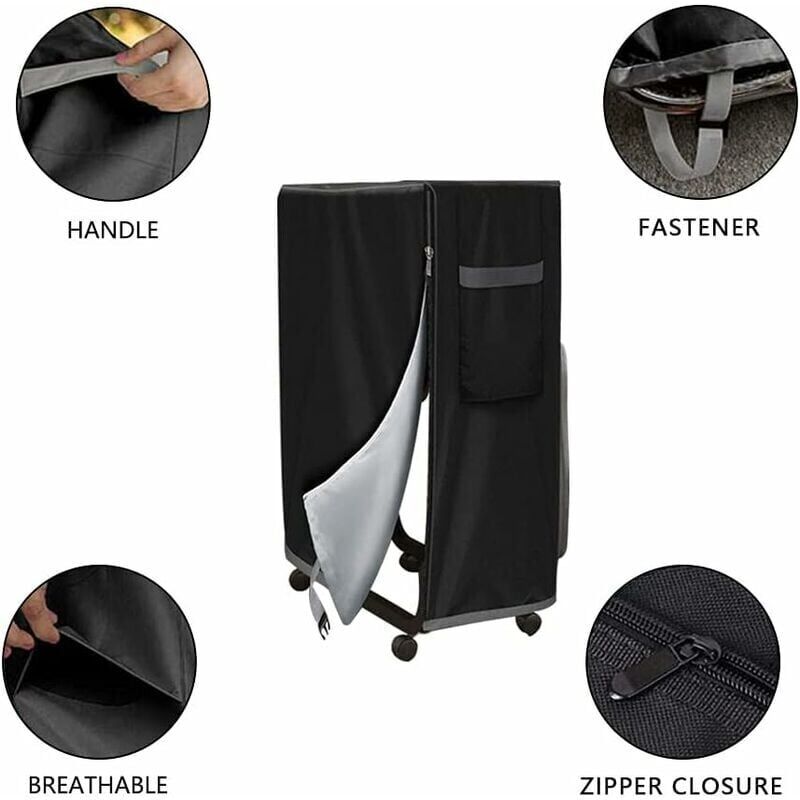 foto del prodotto coprimaterasso per letto pieghevole regolabile, impermeabile, antipolvere, multifunzionale, per interni ed esterni